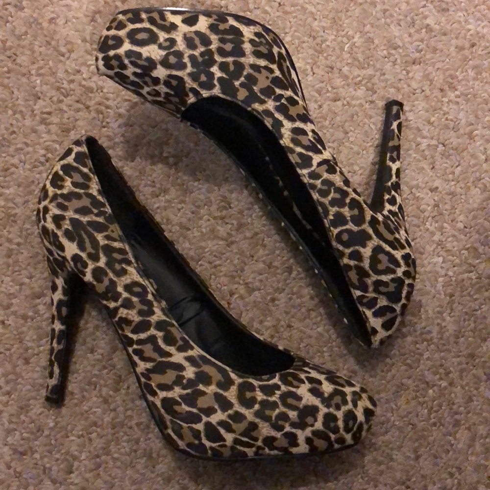 Cheetah Print Heels